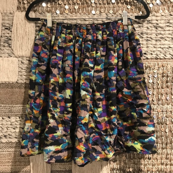 EUC Corey Lynn Calter multicolor print skirt S - Picture 3 of 5